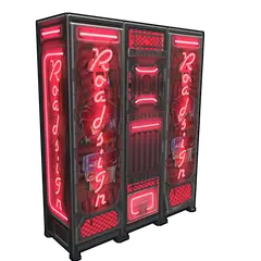 Neon Roadsign Locker