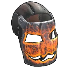 Glowing Metal Pumpkin Mask