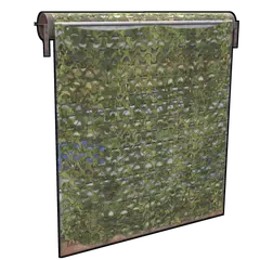 Camouflage Net Garage Door