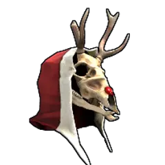 Rudolph Skull Mask