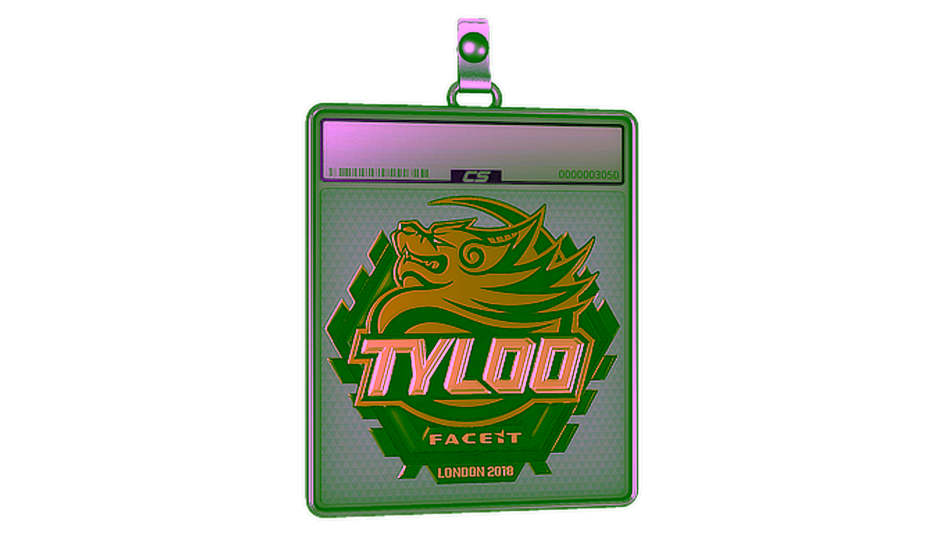 Display for Sticker Slab | Tyloo (Gold) | London 2018