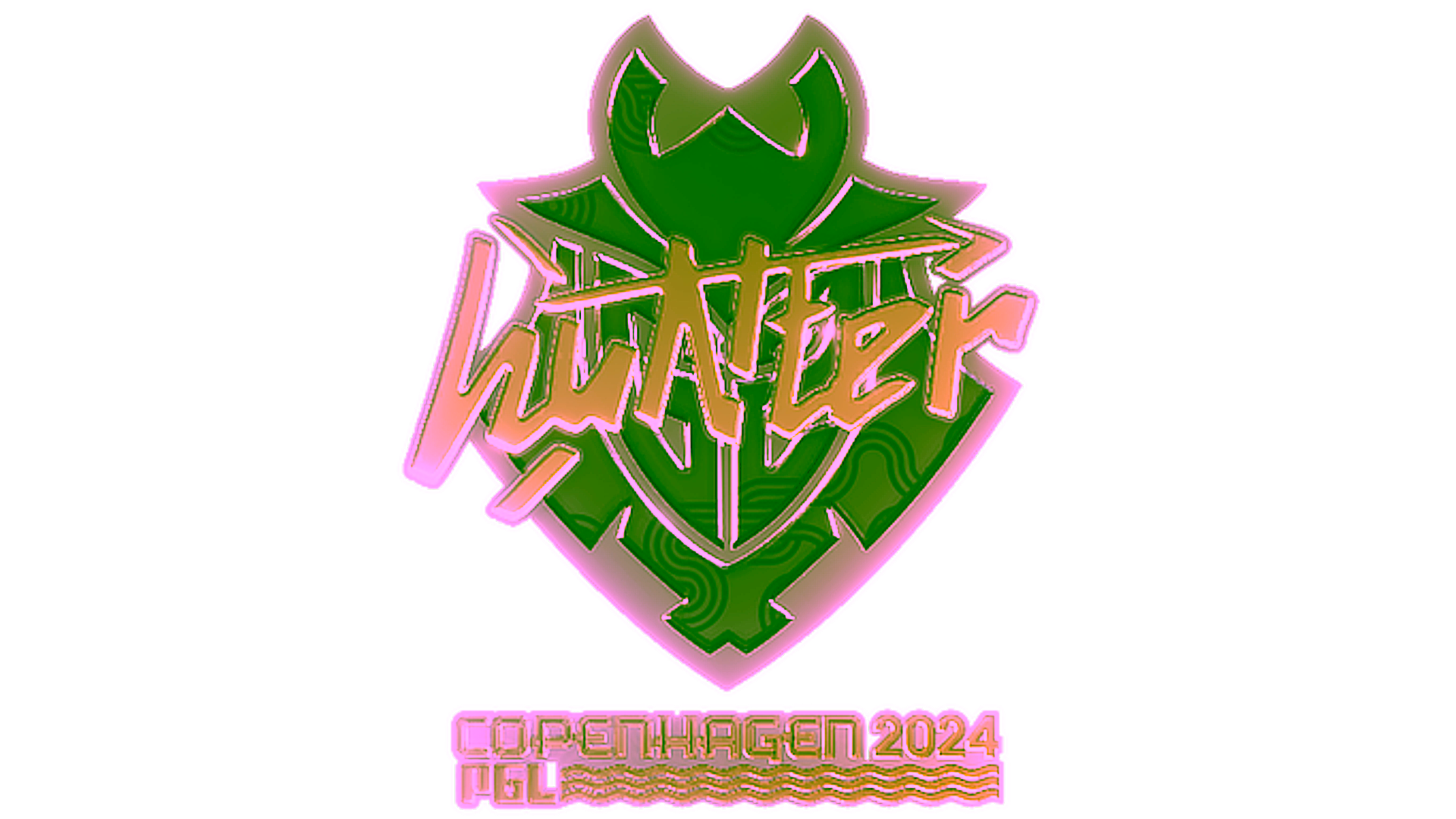 Rodyti Sticker | huNter- (Gold) | Copenhagen 2024