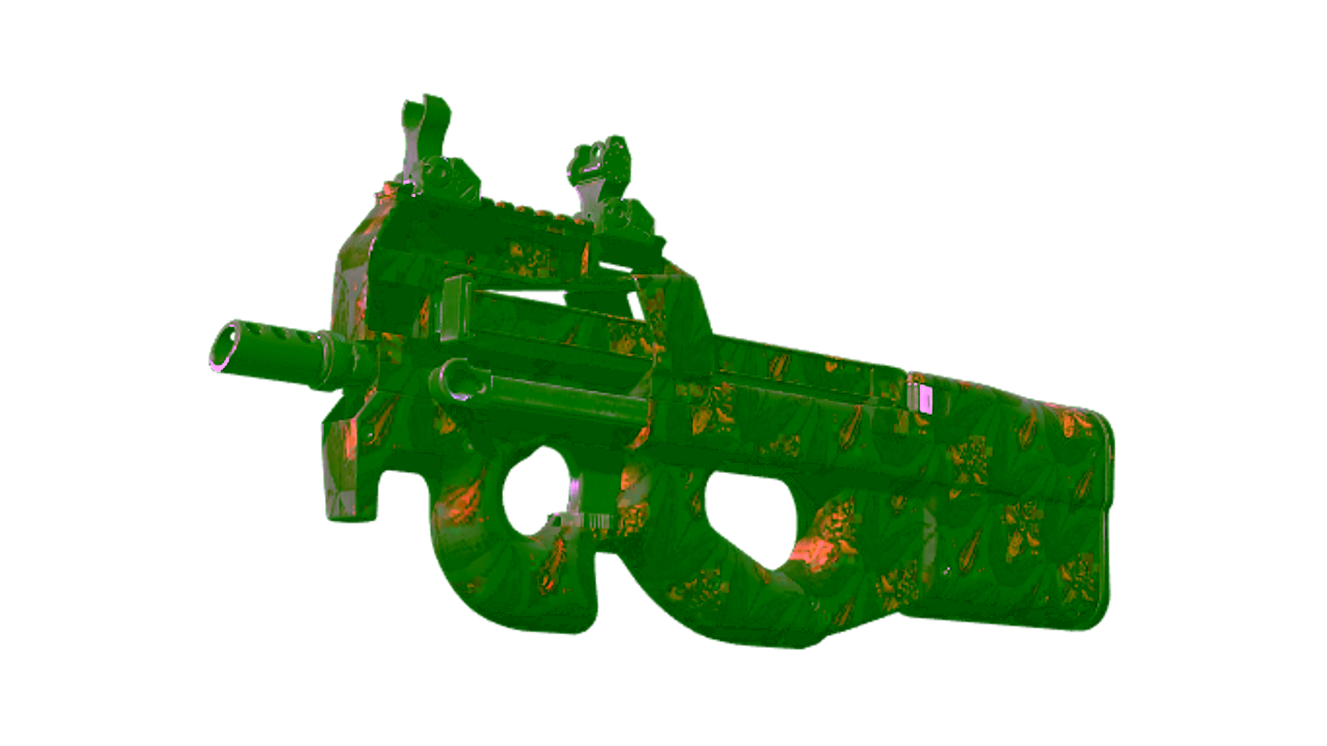 Display for Souvenir P90 | Sunset Lily (Factory New)