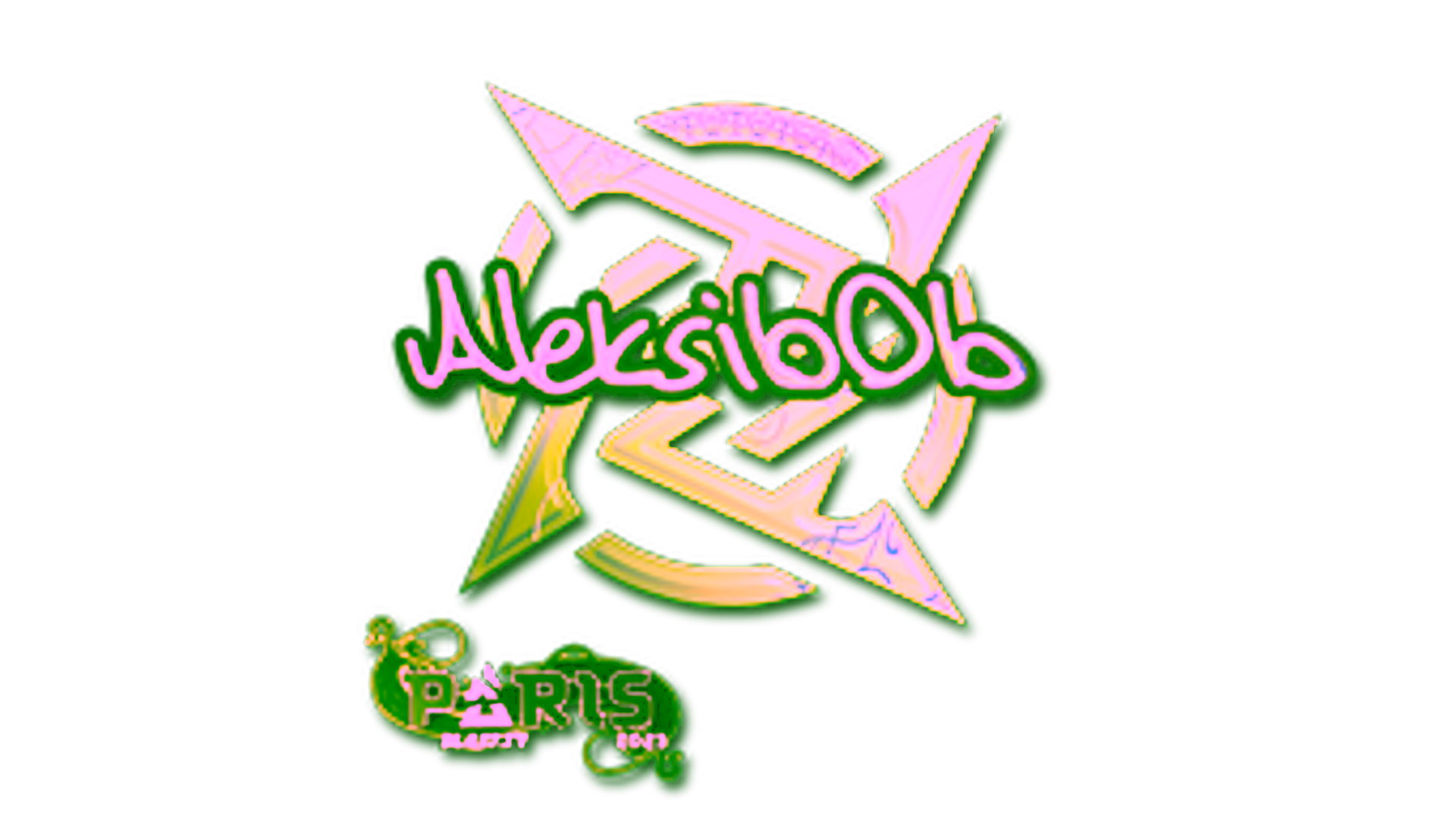 Sticker | Aleksib (Holo) | Paris 2023 için görüntü