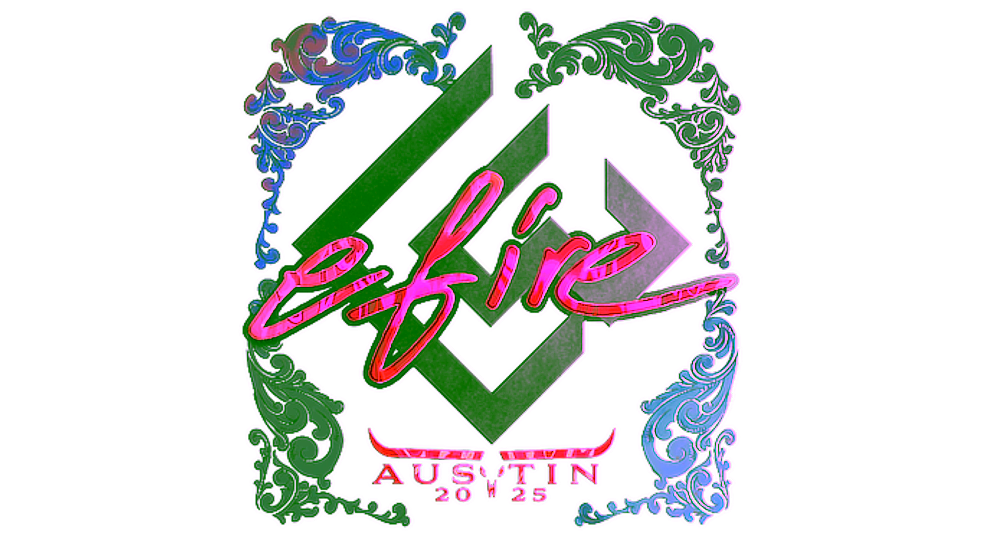 عرض لـ Sticker | efire (Holo) | Austin 2025