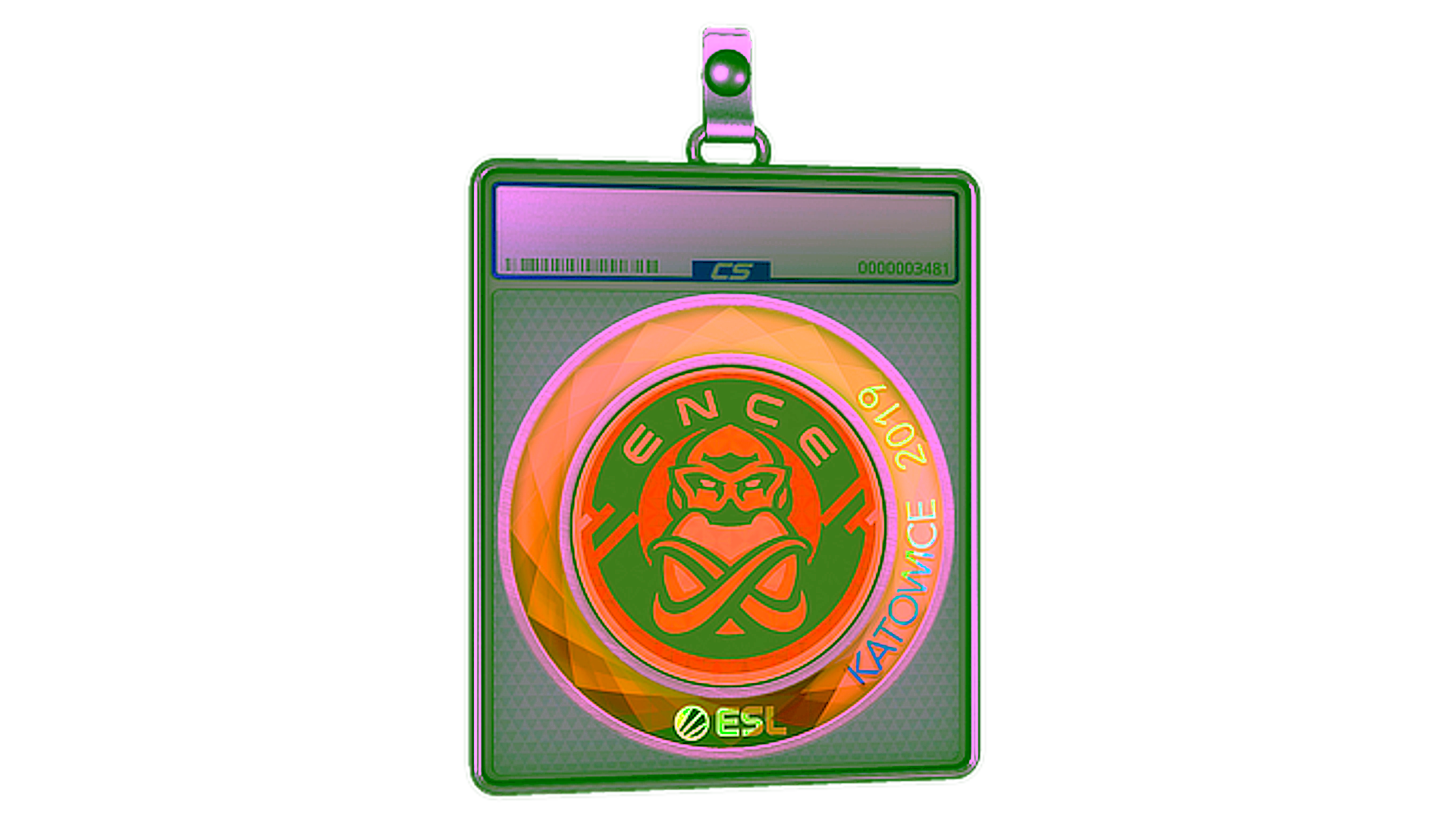 Display for Sticker Slab | ENCE (Holo) | Katowice 2019