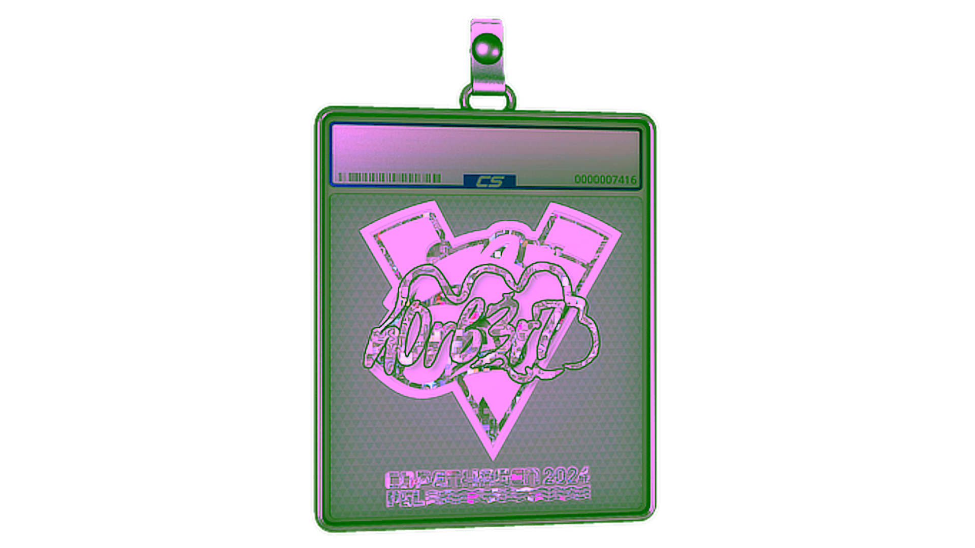 Display for Sticker Slab | n0rb3r7 (Glitter) | Copenhagen 2024