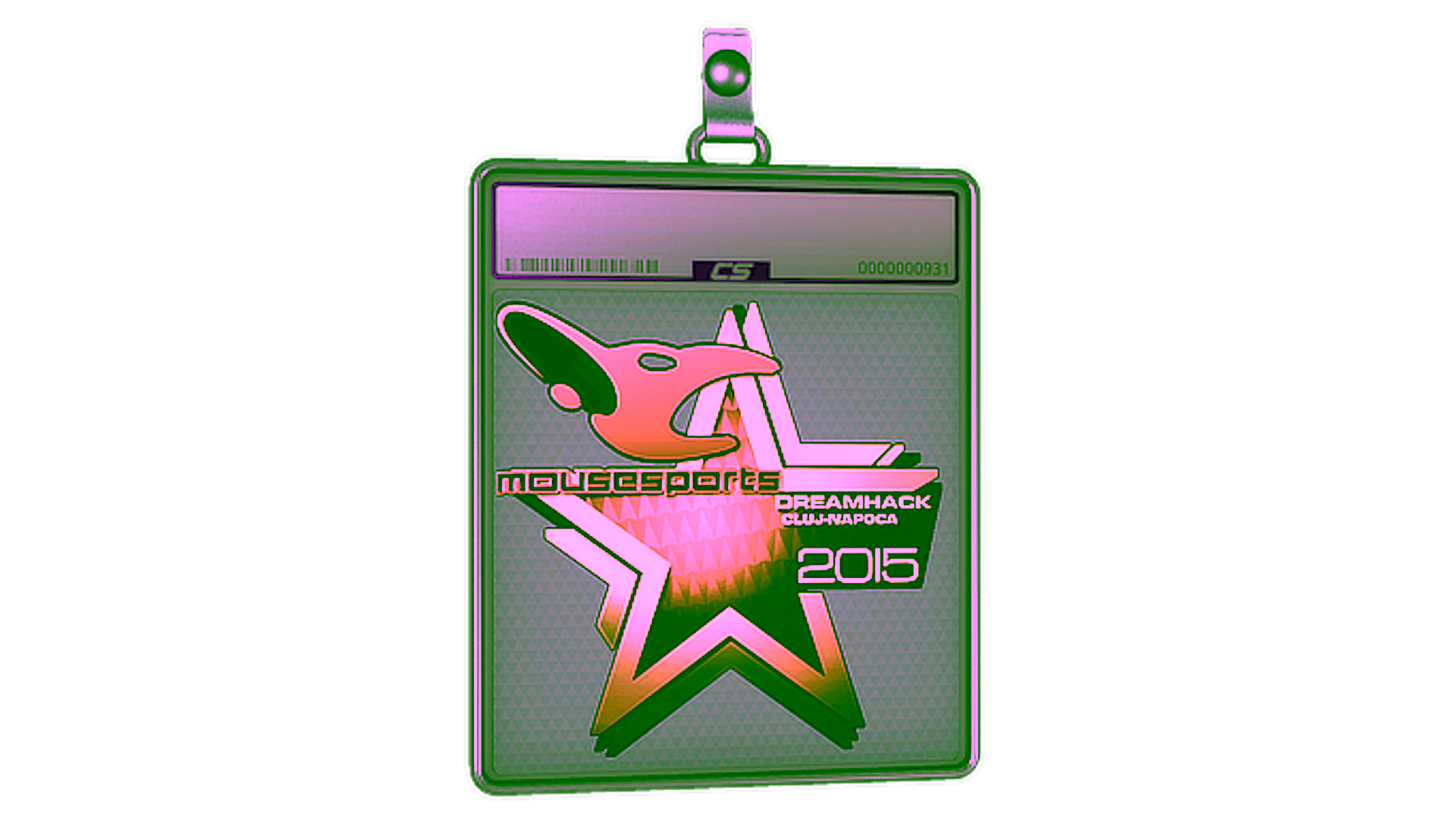 Display for Sticker Slab | mousesports (Gold) | Cluj-Napoca 2015