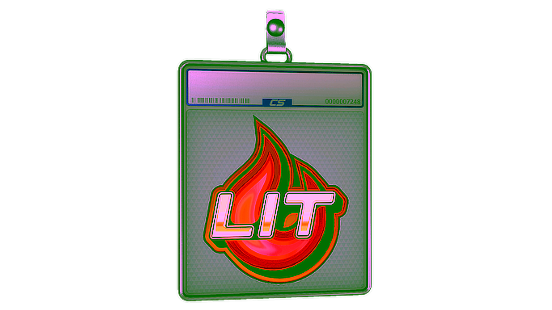 Display for Sticker Slab | Lit (Holo)