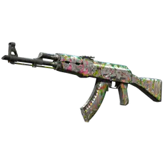 AK-47 | Head Shot (Well-Worn)