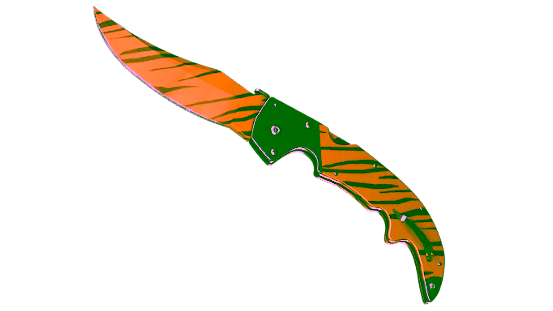 Display for ★ StatTrak™ Falchion Knife | Tiger Tooth (Minimal Wear)