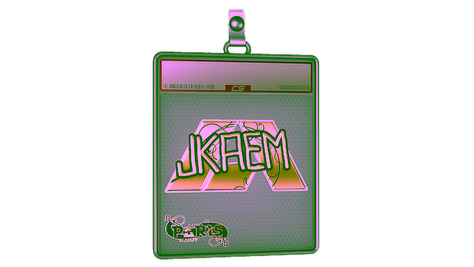 Display for Sticker Slab | jkaem (Gold) | Paris 2023