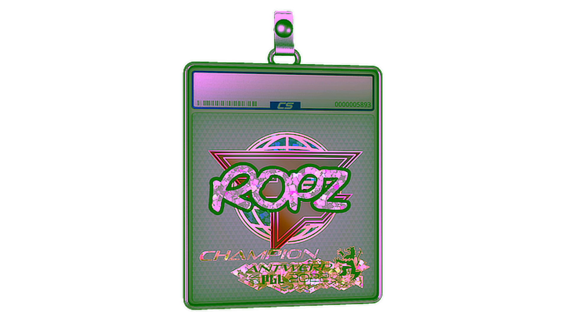 عرض لـ Sticker Slab | ropz (Glitter, Champion) | Antwerp 2022