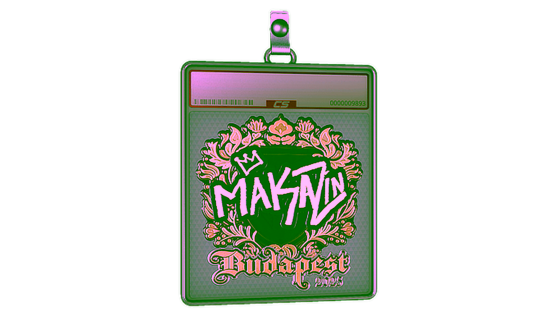 Display for Sticker Slab | Maka (Gold) | Budapest 2025