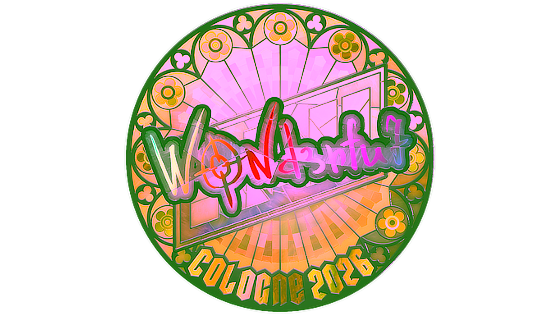 Display for Sticker | w0nderful (Holo) | Cologne 2026
