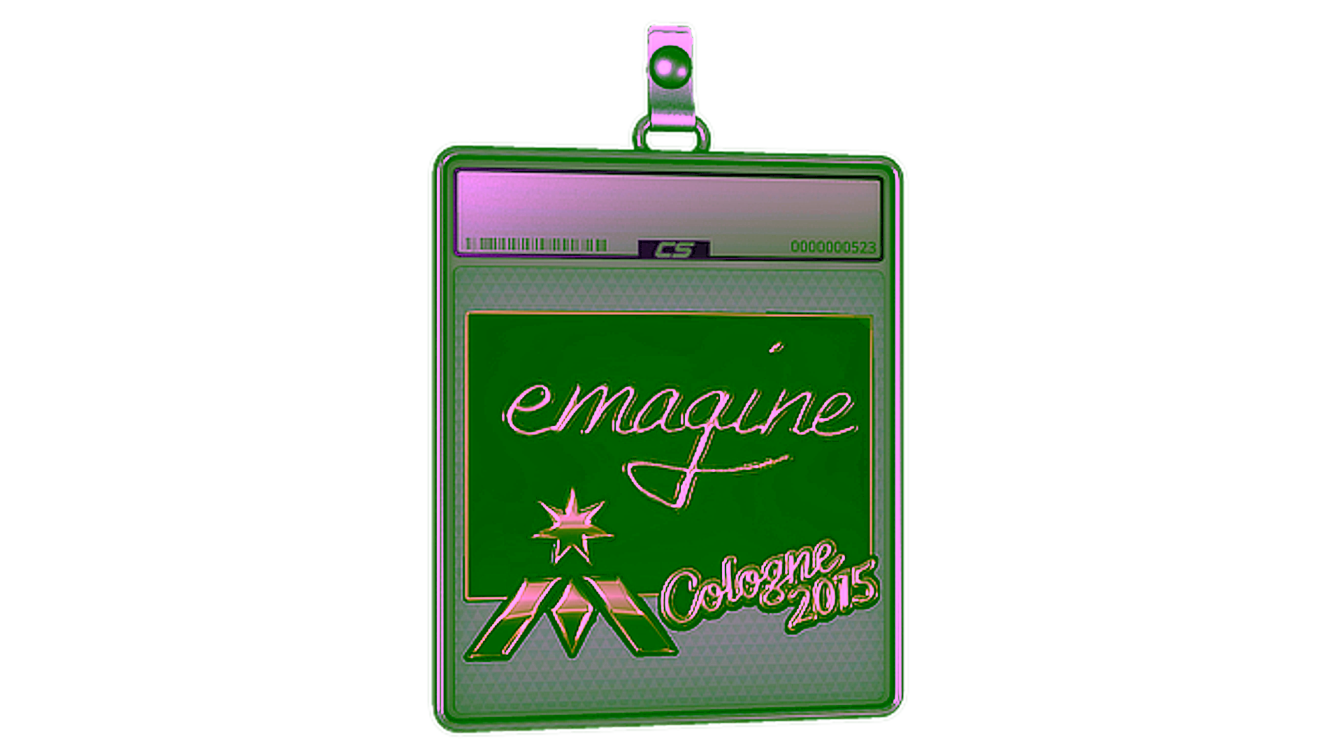 Anzeige für Sticker Slab | emagine (Gold) | Cologne 2015