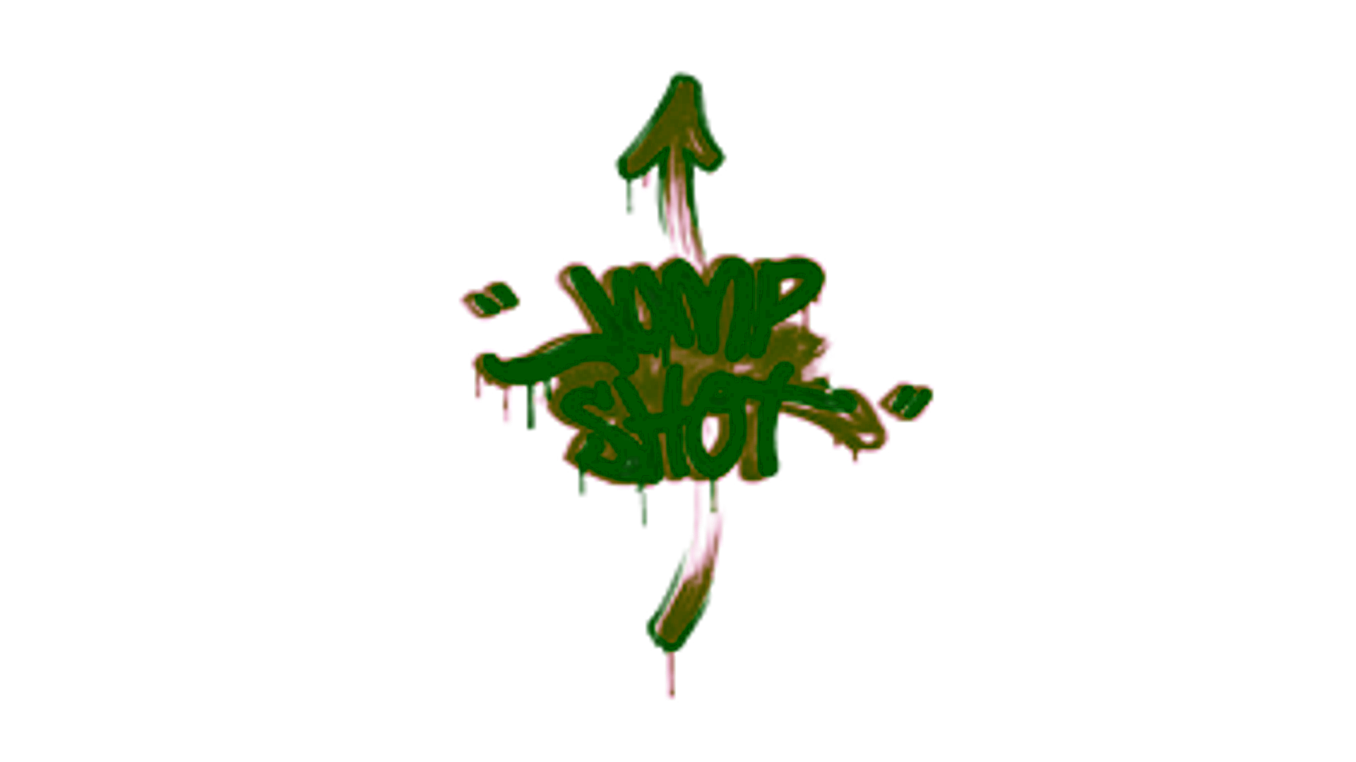 Display for Sealed Graffiti | Jump Shot (Brick Red)