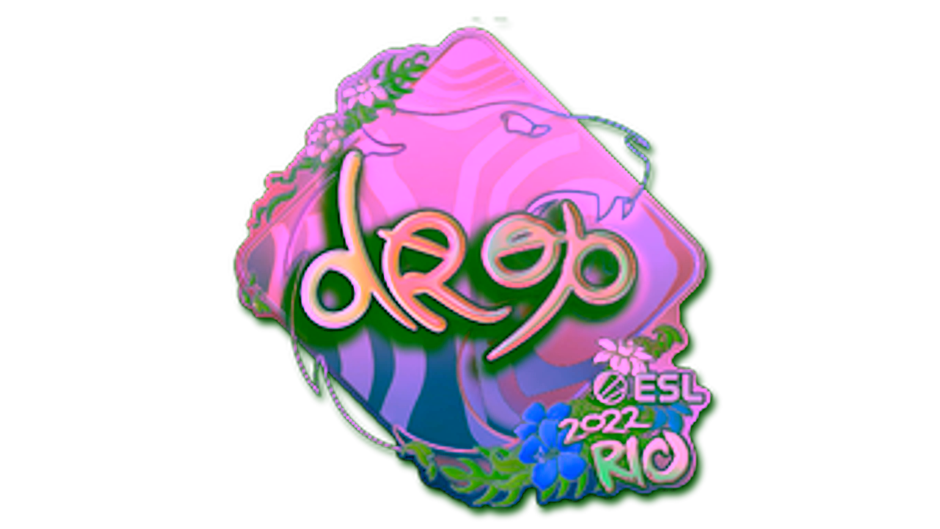 Display for Sticker | drop (Holo) | Rio 2022