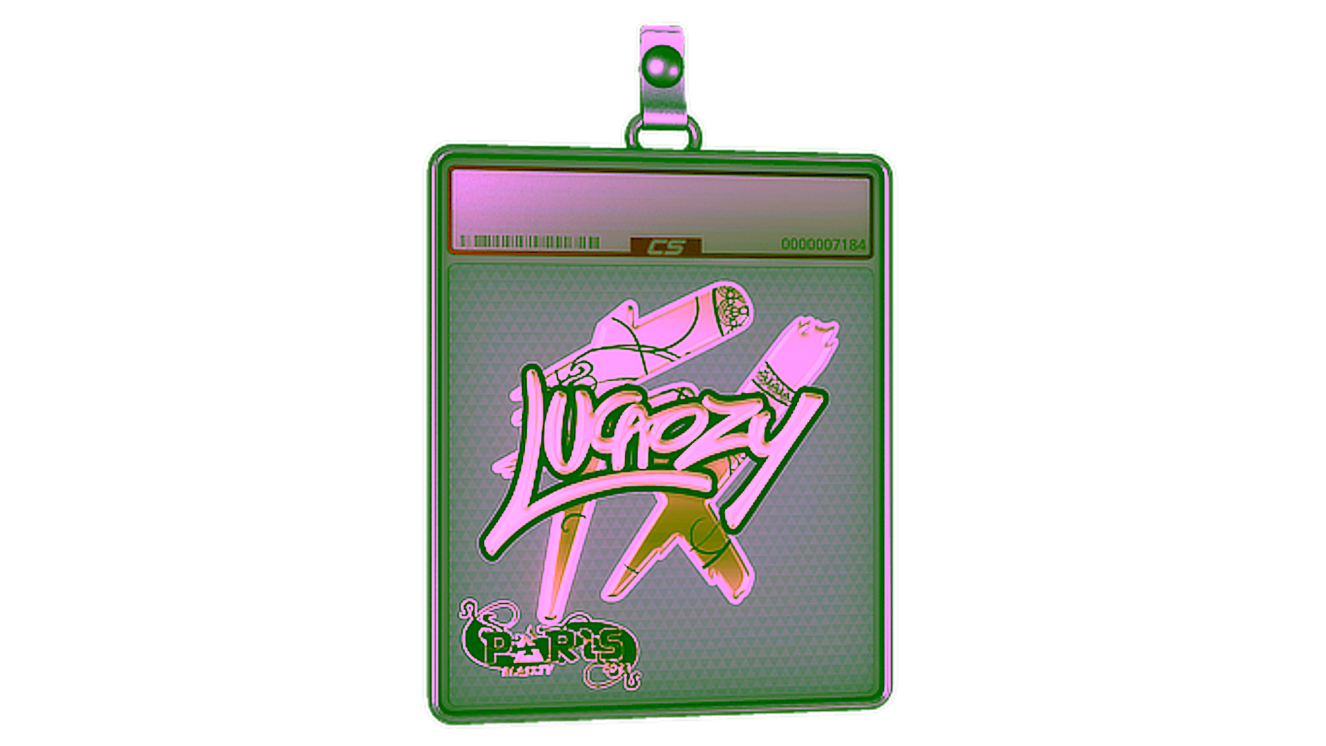 Display for Sticker Slab | Lucaozy (Gold) | Paris 2023