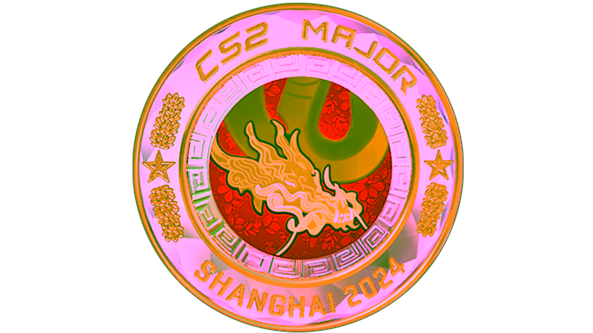 Display for Shanghai 2024 Diamond Coin