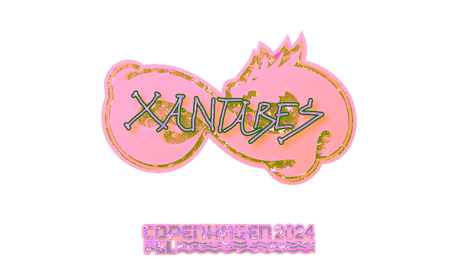 Дисплей для Sticker | XANTARES (Glitter) | Copenhagen 2024