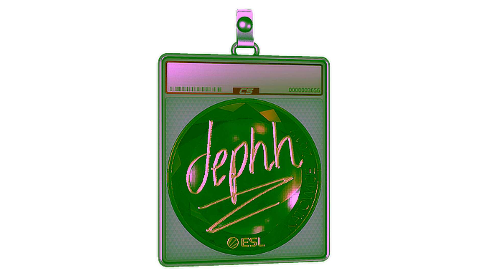 Affichage pour Sticker Slab | dephh (Gold) | Katowice 2019