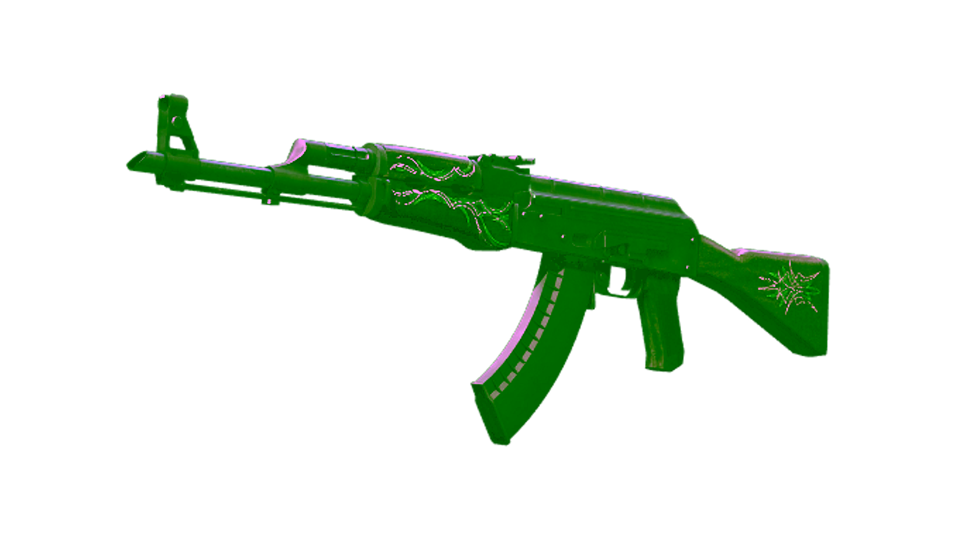 Display for AK-47 | Emerald Pinstripe (Minimal Wear)
