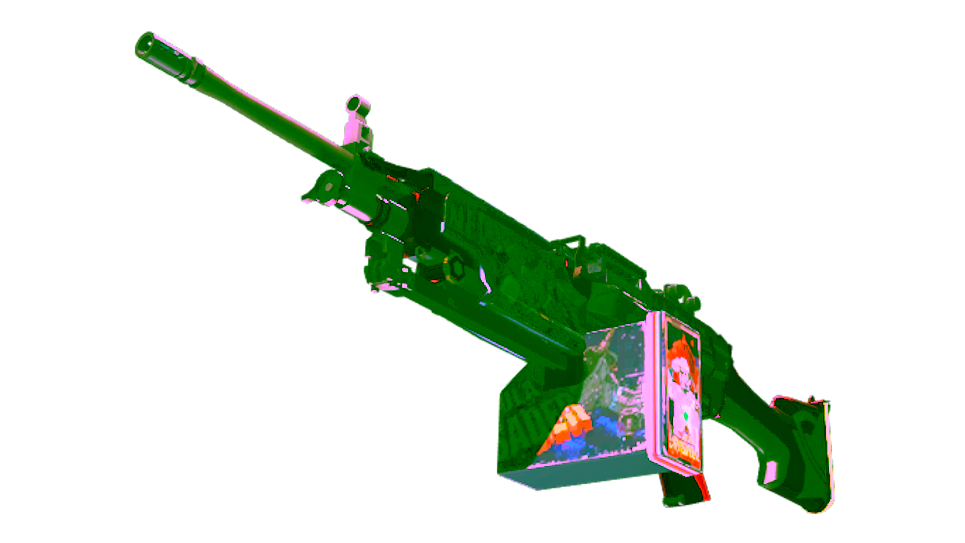 Display for StatTrak™ M249 | Nebula Crusader (Factory New)