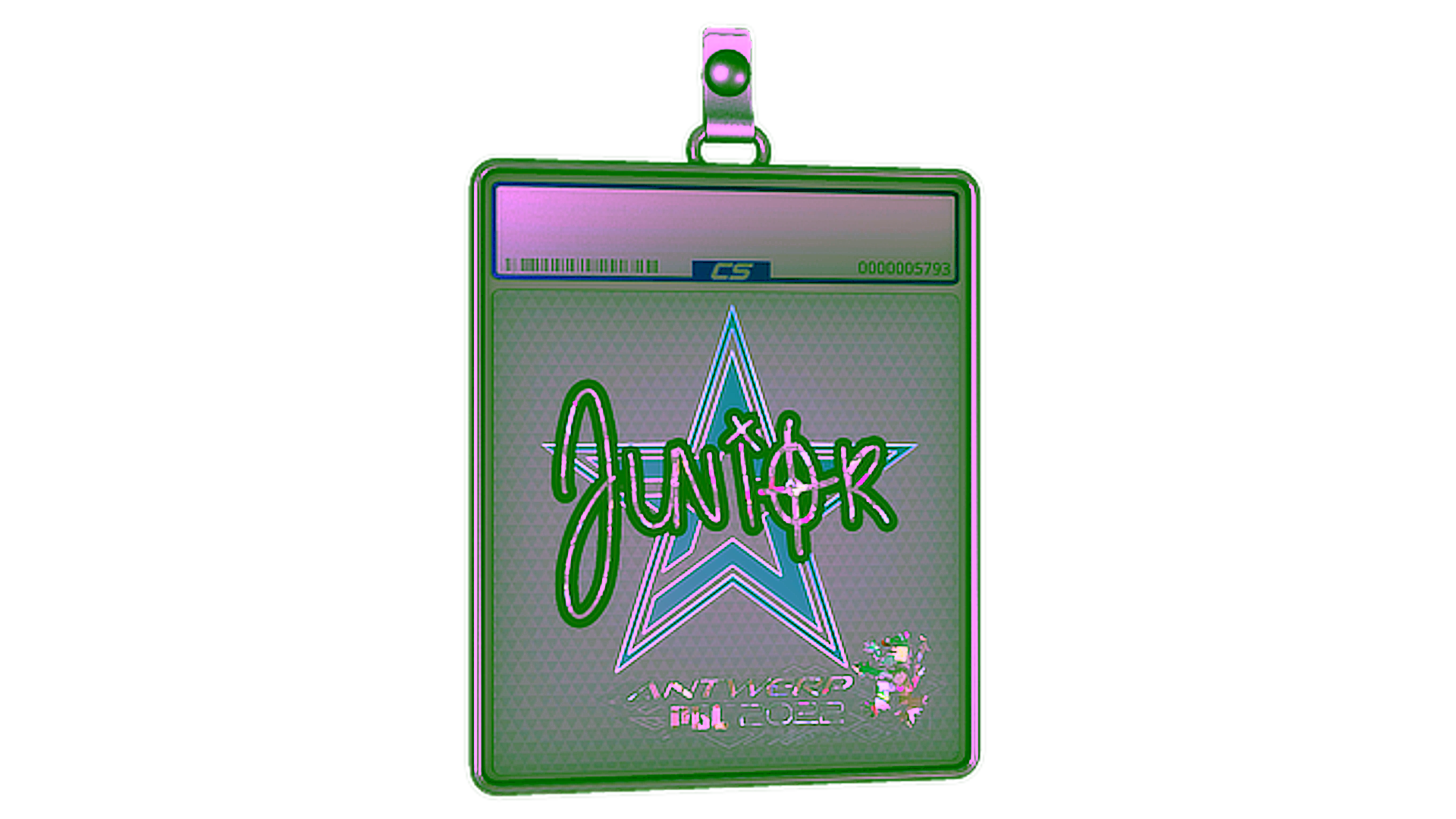 Sticker Slab | junior (Glitter) | Antwerp 2022 için görüntü