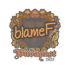 Sticker blameF Budapest 2025