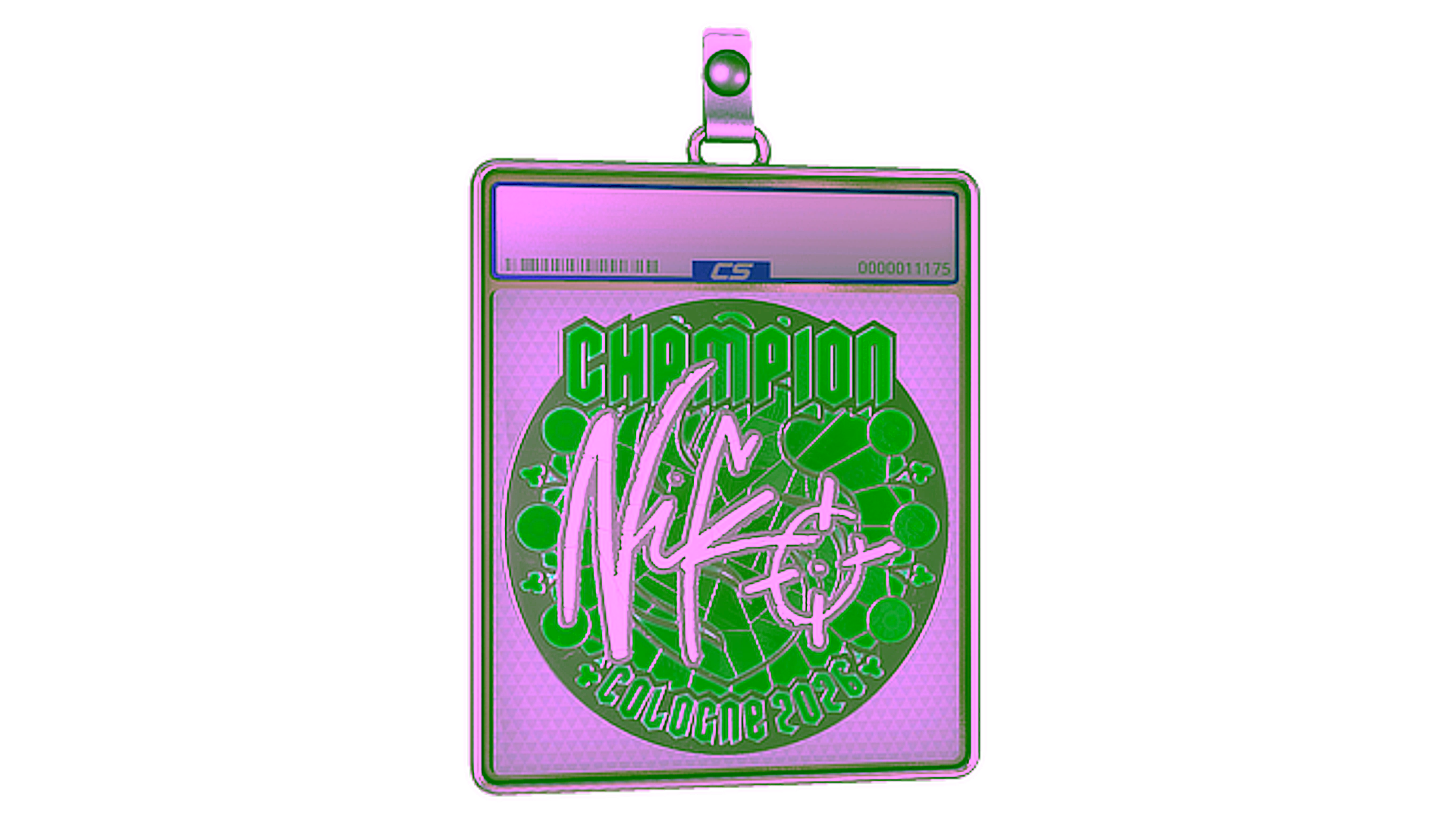 Display for Sticker Slab | NiKo (Foil, Champion) | Cologne 2026