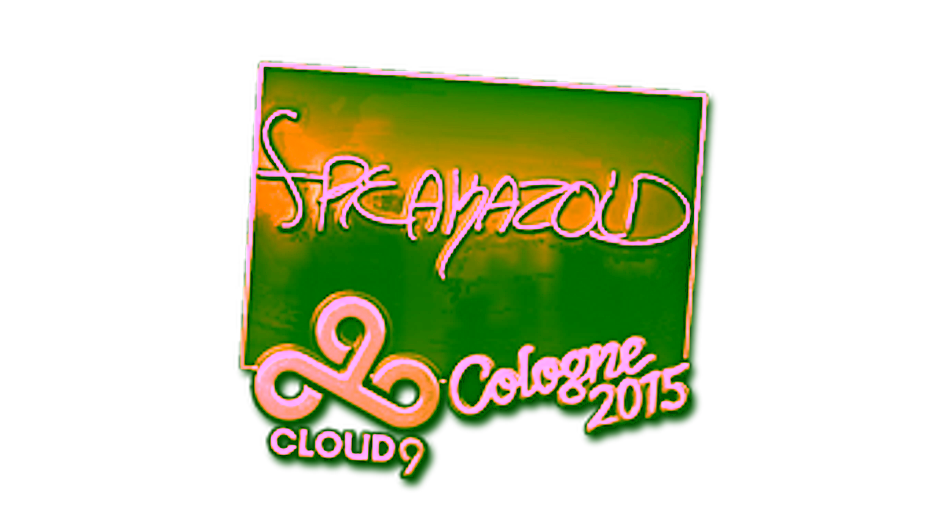 Rodyti Sticker | freakazoid (Gold) | Cologne 2015
