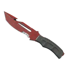 ★ StatTrak™ Survival Knife | Crimson Web (Battle-Scarred)