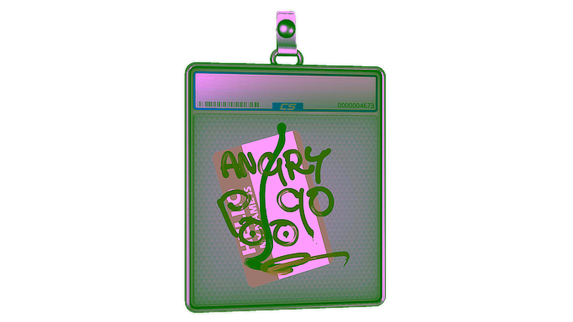 Affichage pour Sticker Slab | Hello P90