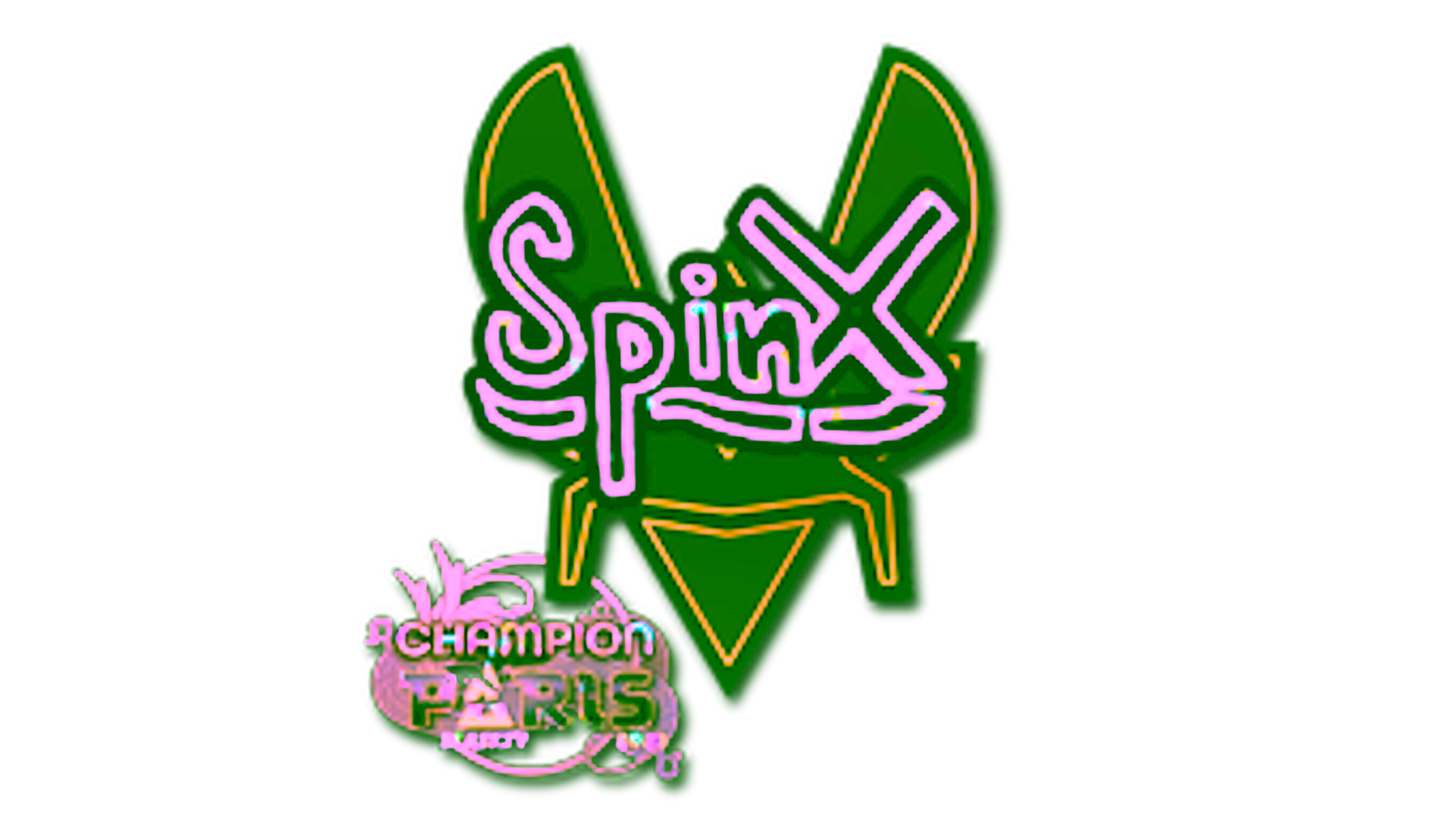 Rodyti Sticker | Spinx (Glitter, Champion) | Paris 2023