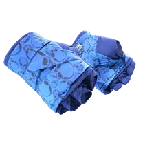 Hand Wraps Cobalt Skulls