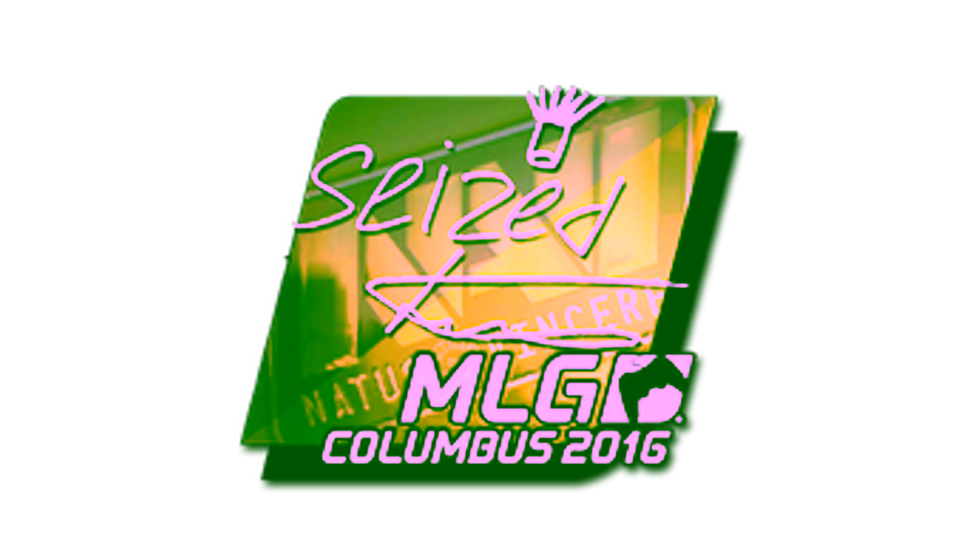 Display for Sticker | seized (Foil) | MLG Columbus 2016