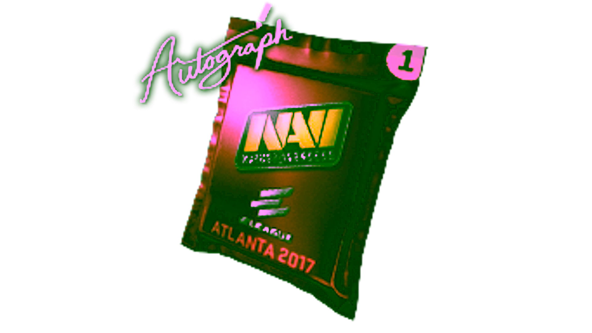 Display for Autograph Capsule | Natus Vincere | Atlanta 2017