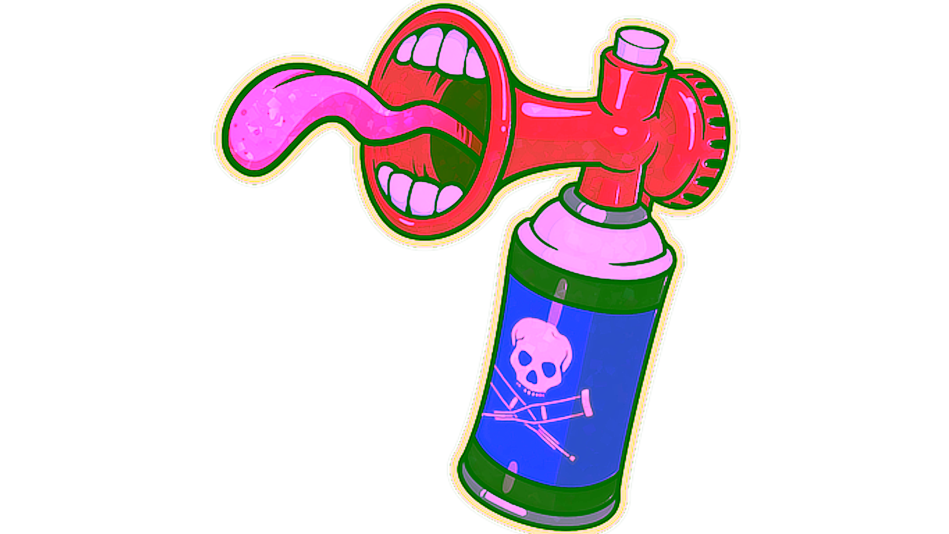 Exibição para Sticker | Airhorn (Glitter)