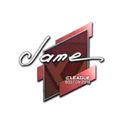 Sticker Jame Boston 2018