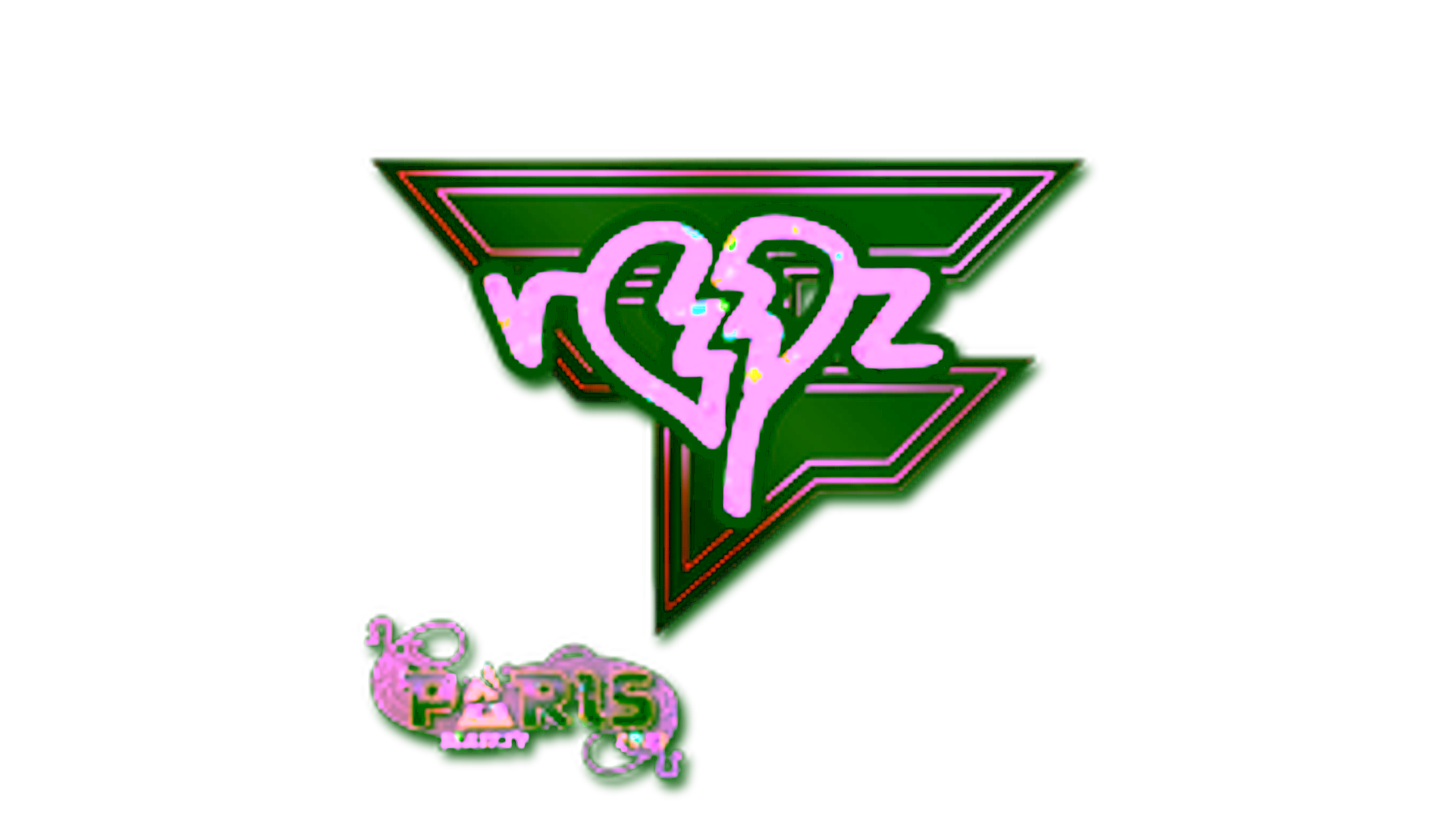 Sticker | ropz (Glitter) | Paris 2023 için görüntü