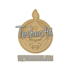 Sticker Techno4K Copenhagen 2024
