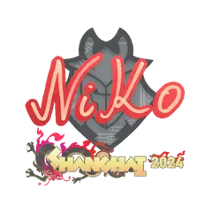 Sticker NiKo Shanghai 2024