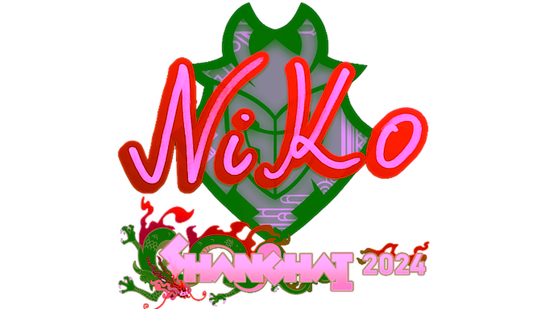 Display for Sticker | NiKo | Shanghai 2024