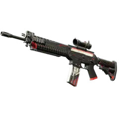 SG 553 | Cyrex (Battle-Scarred)