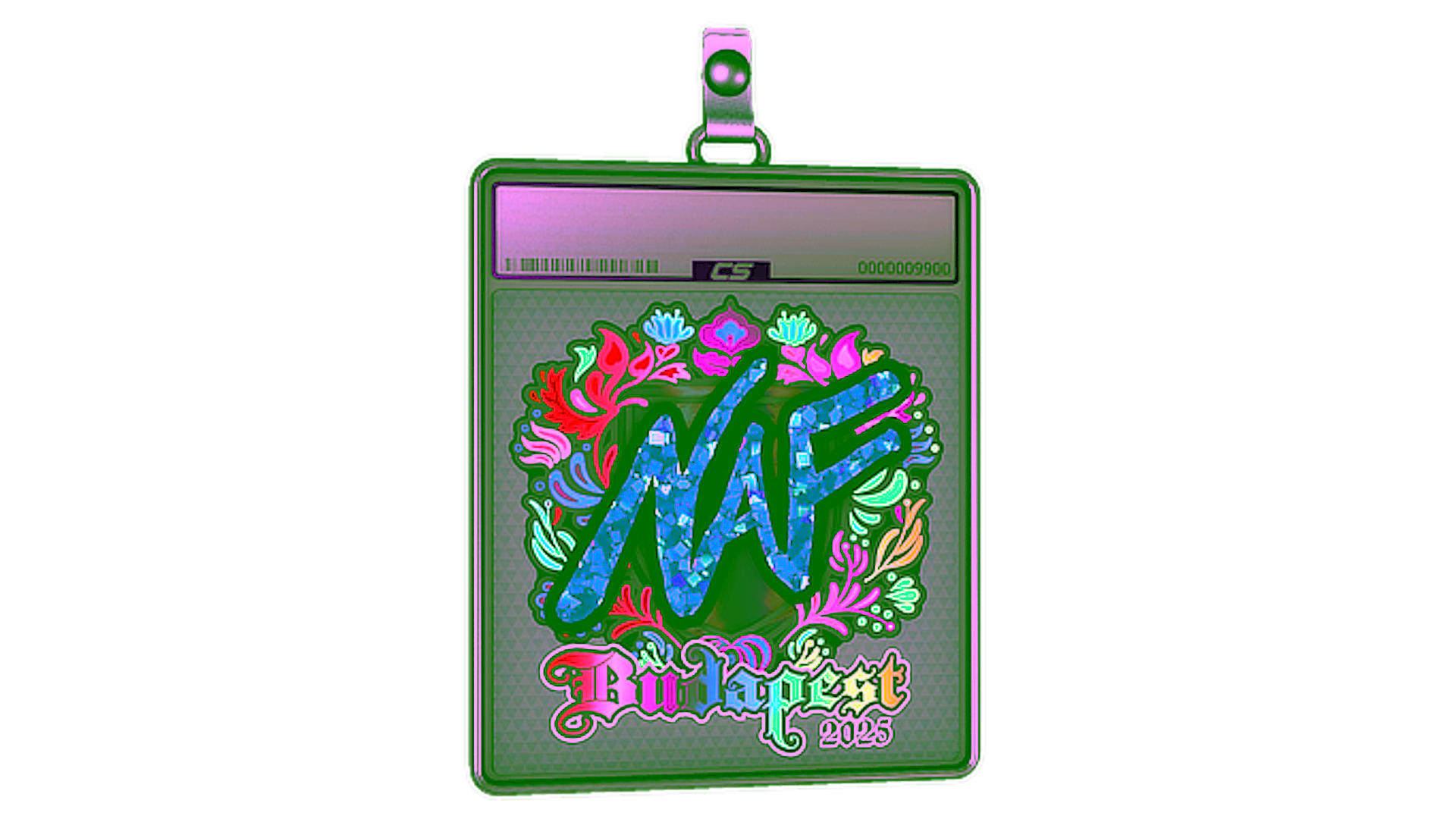 Display for Sticker Slab | NAF (Holo) | Budapest 2025