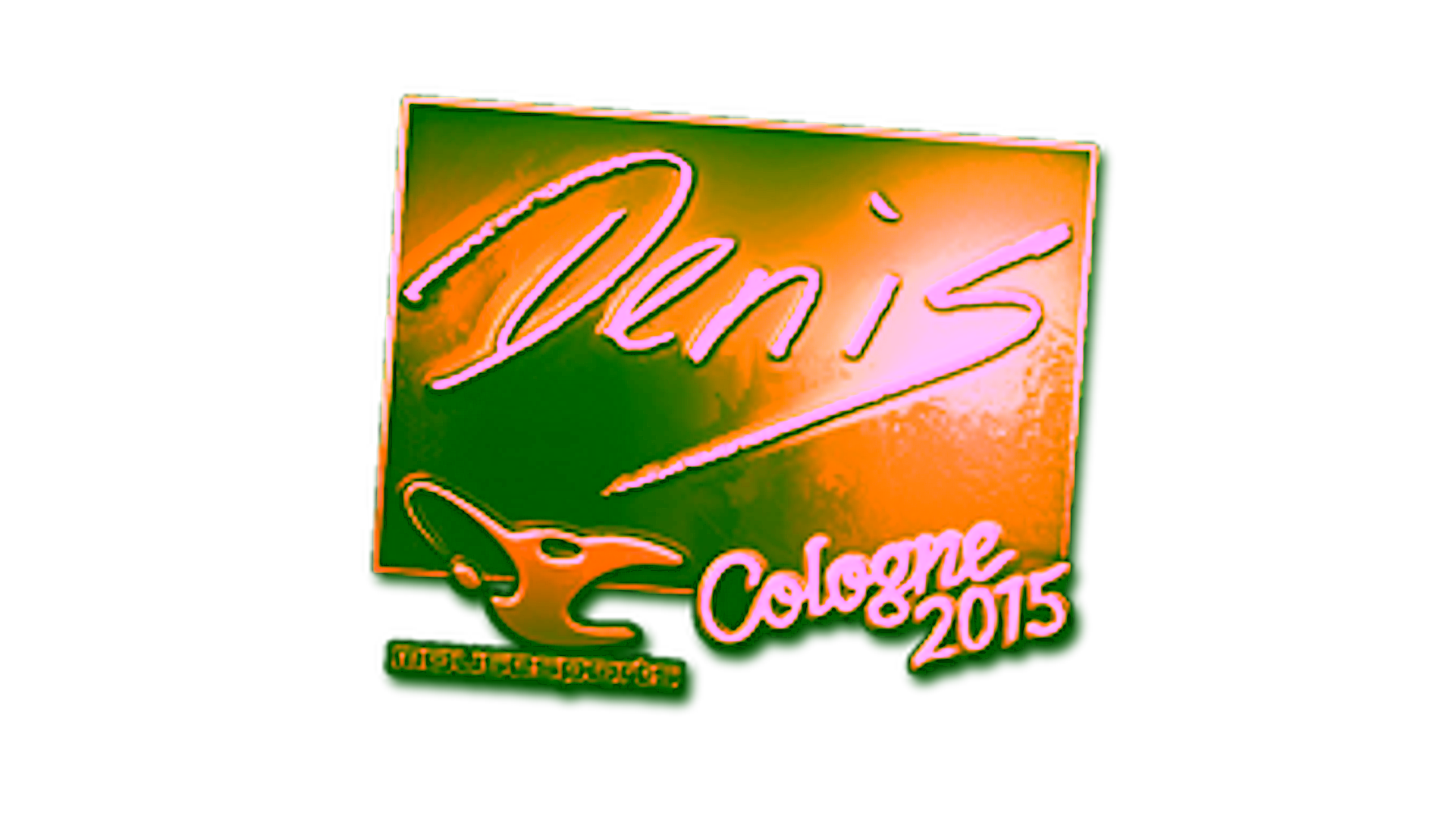 Sticker | denis (Gold) | Cologne 2015 için görüntü