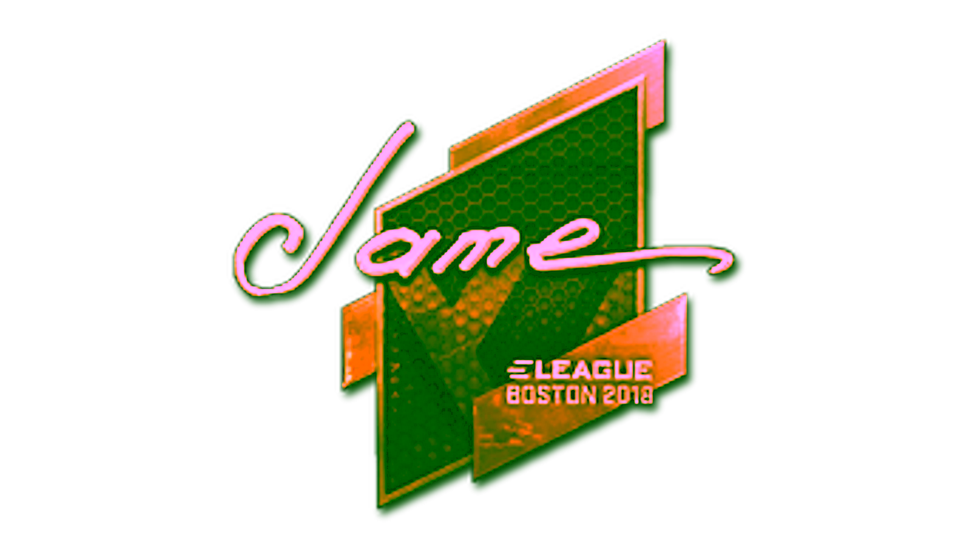 عرض لـ Sticker | Jame (Gold) | Boston 2018