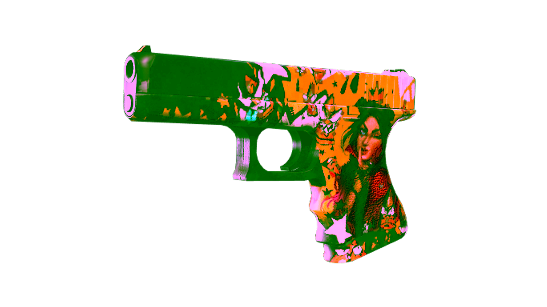 Display for Glock-18 | Bullet Queen (Well-Worn)