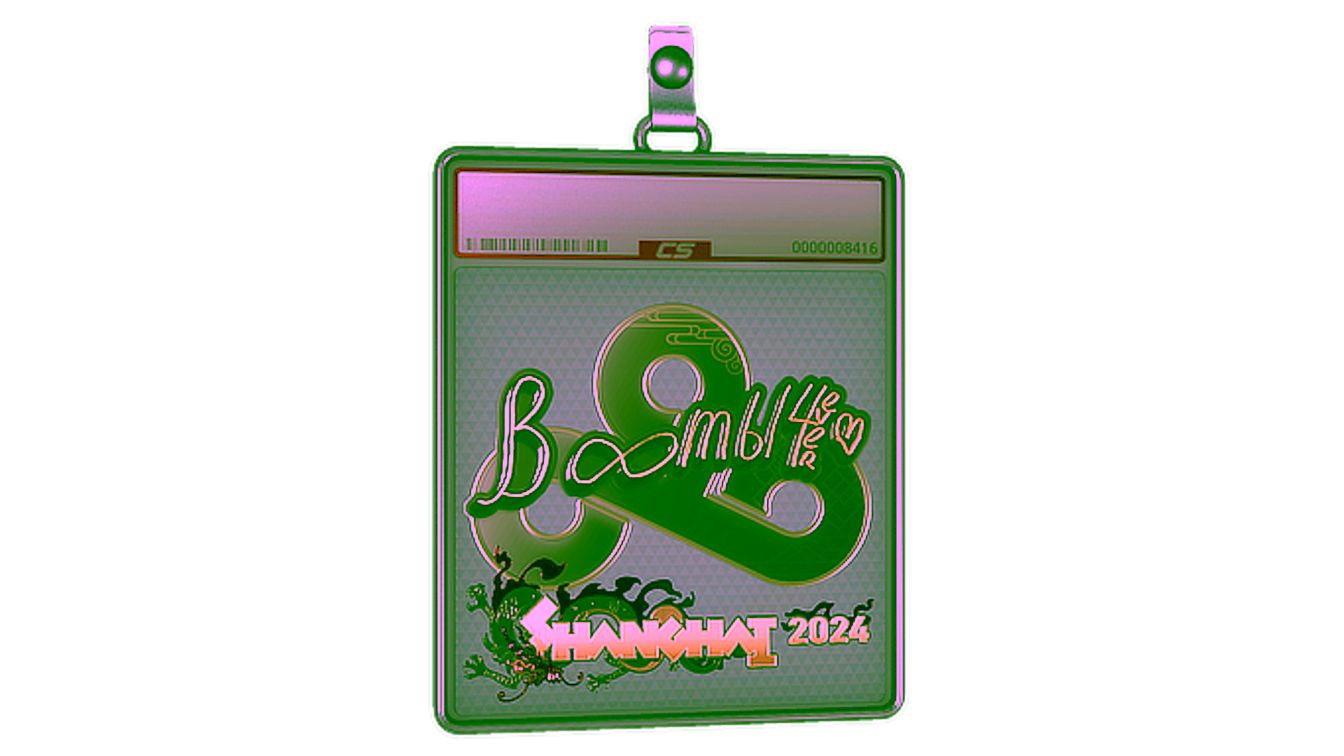 Visar för Sticker Slab | Boombl4 (Gold) | Shanghai 2024